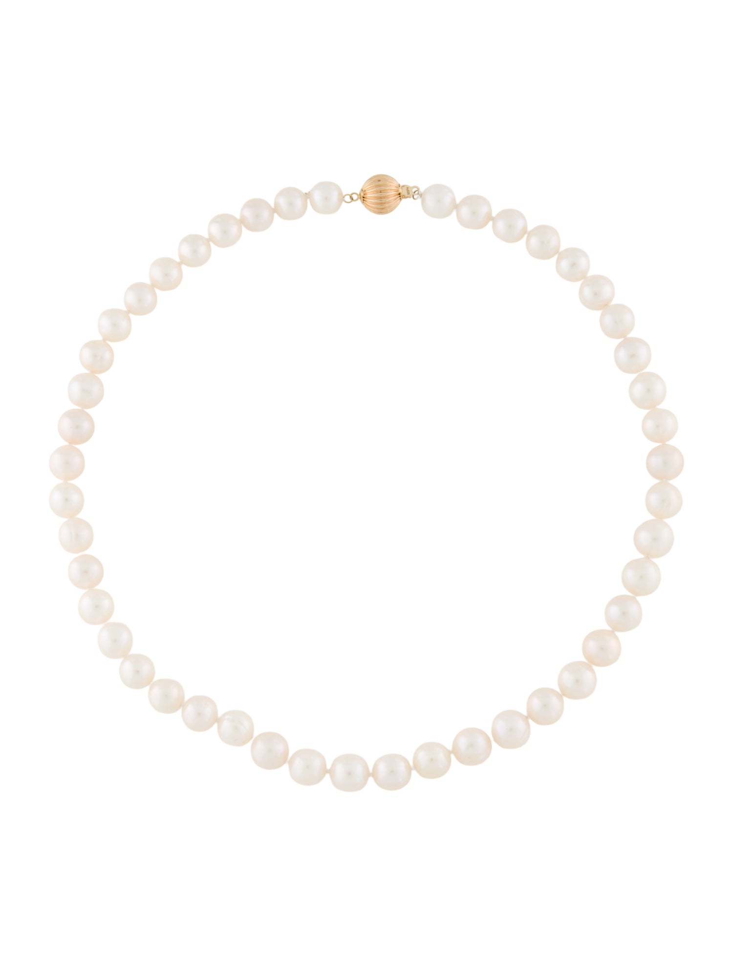 Necklace 14K Pearl Strand Necklace