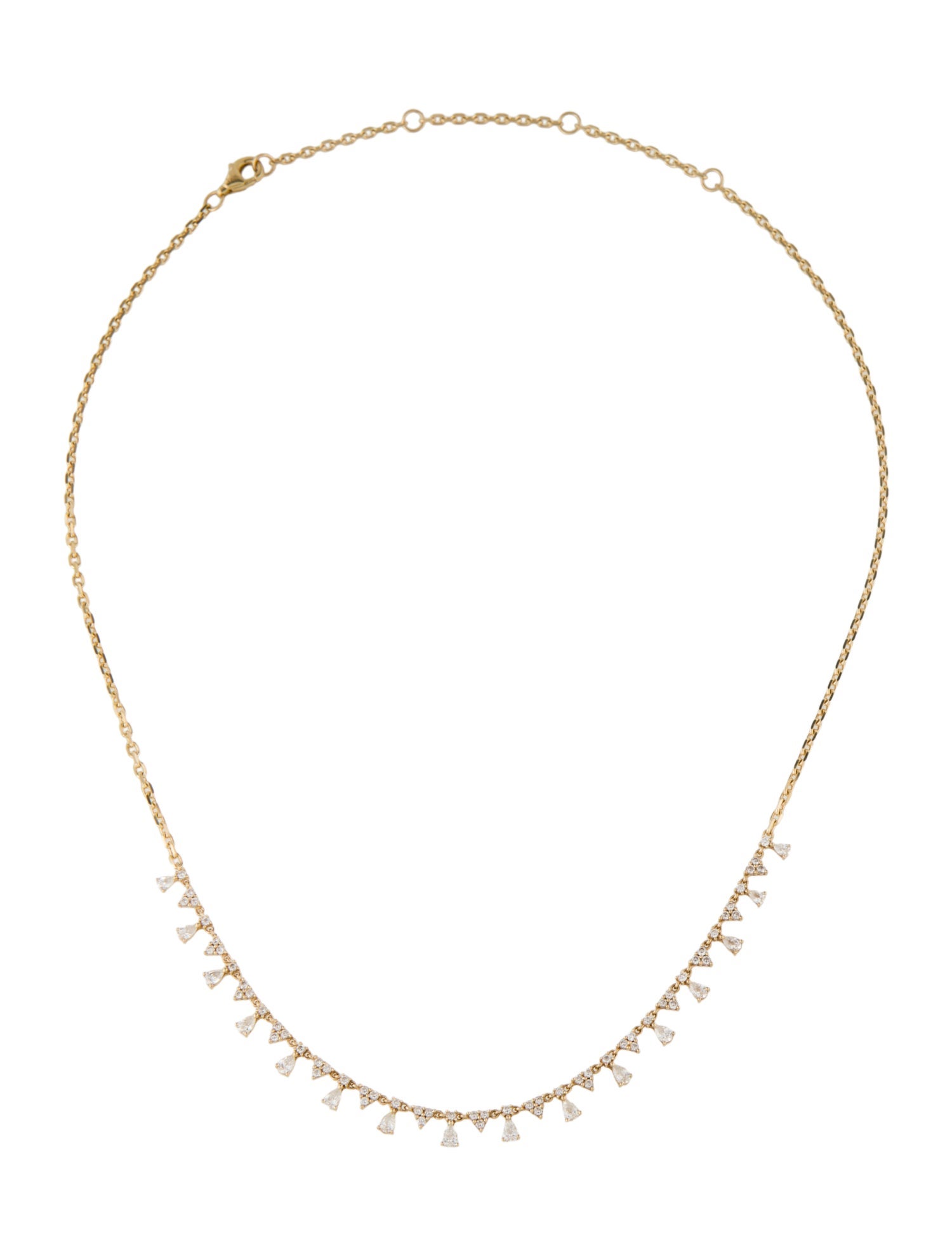 Necklace 14K Diamond Station