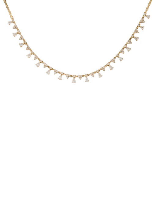 Necklace 14K Diamond Station Necklace