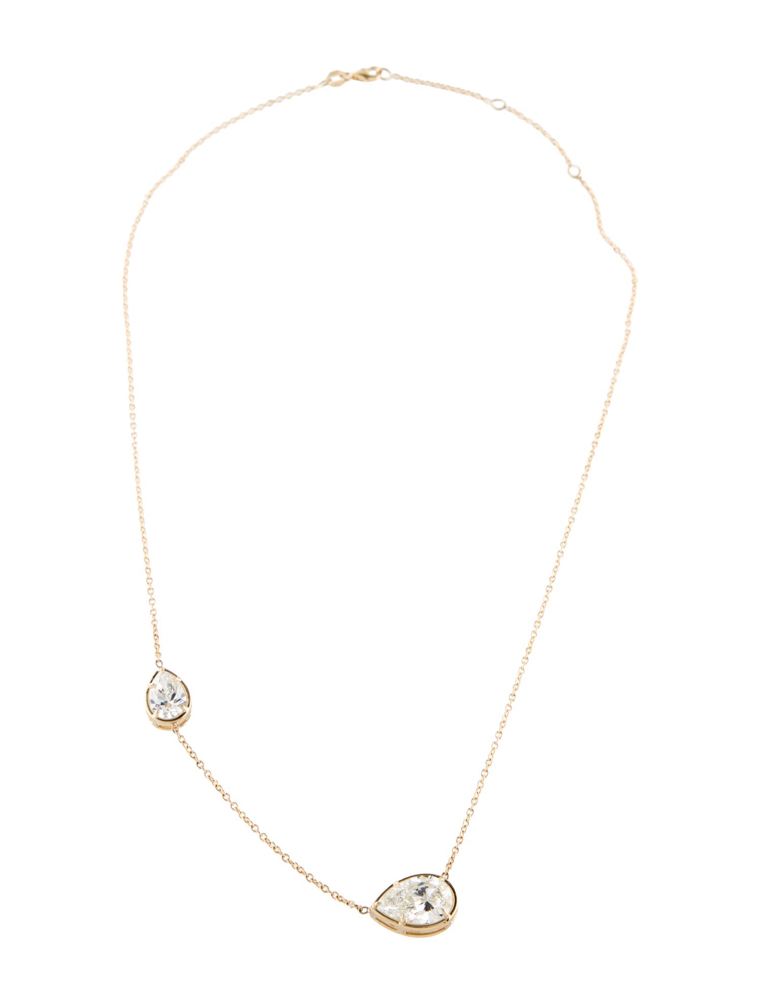 Necklace 14K 4.58ctw Lab-Grown Diamond Station Necklace