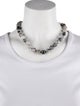 Necklace 14K Tourmalinated Quartz Bead Necklace