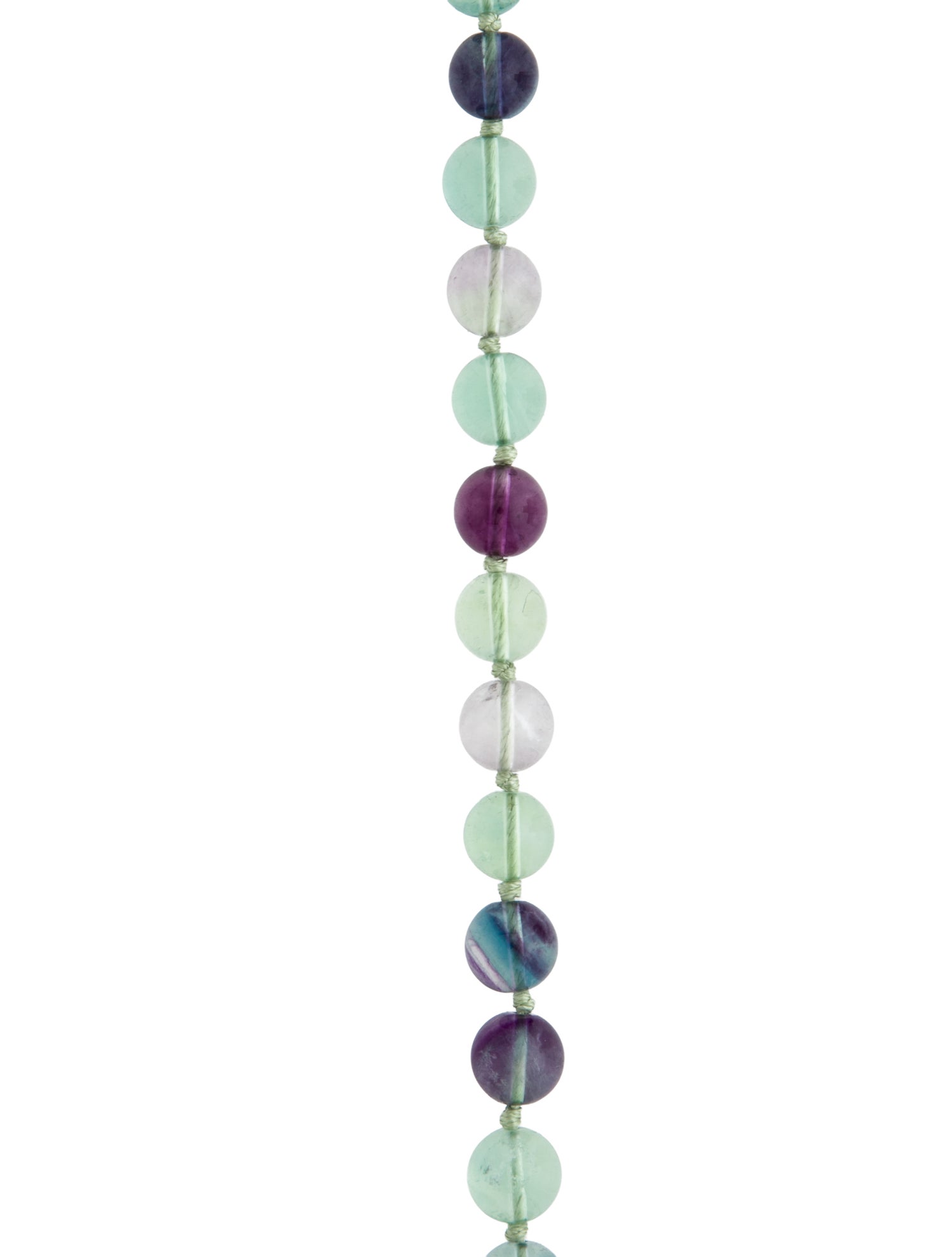 Necklace 14K Fluorite Bead Strand