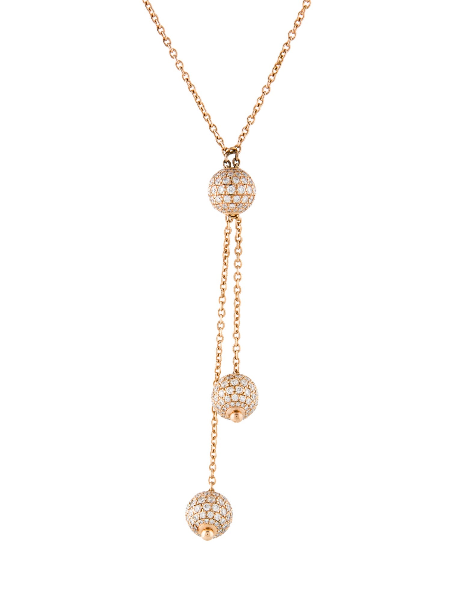 Necklace 18K 2.85ctw Diamond Lavalier