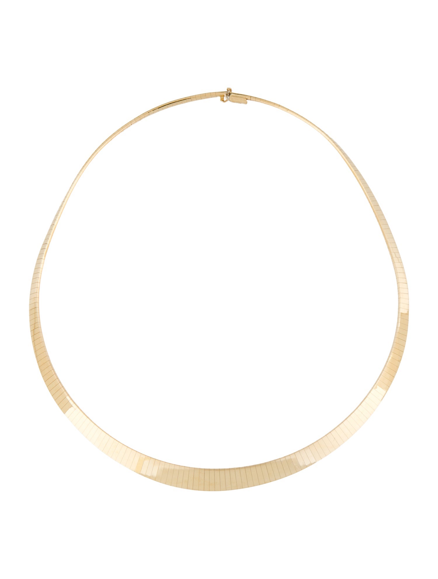 Necklace 14K Omega Chain Necklace