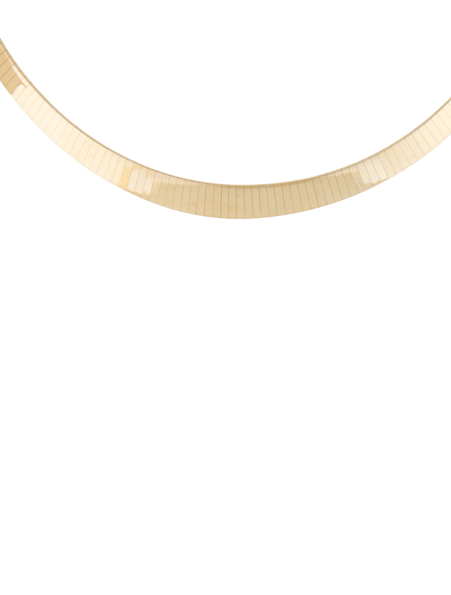 Necklace 14K Omega Chain Necklace