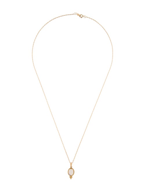 Necklace 14K Opal Pendant Necklace