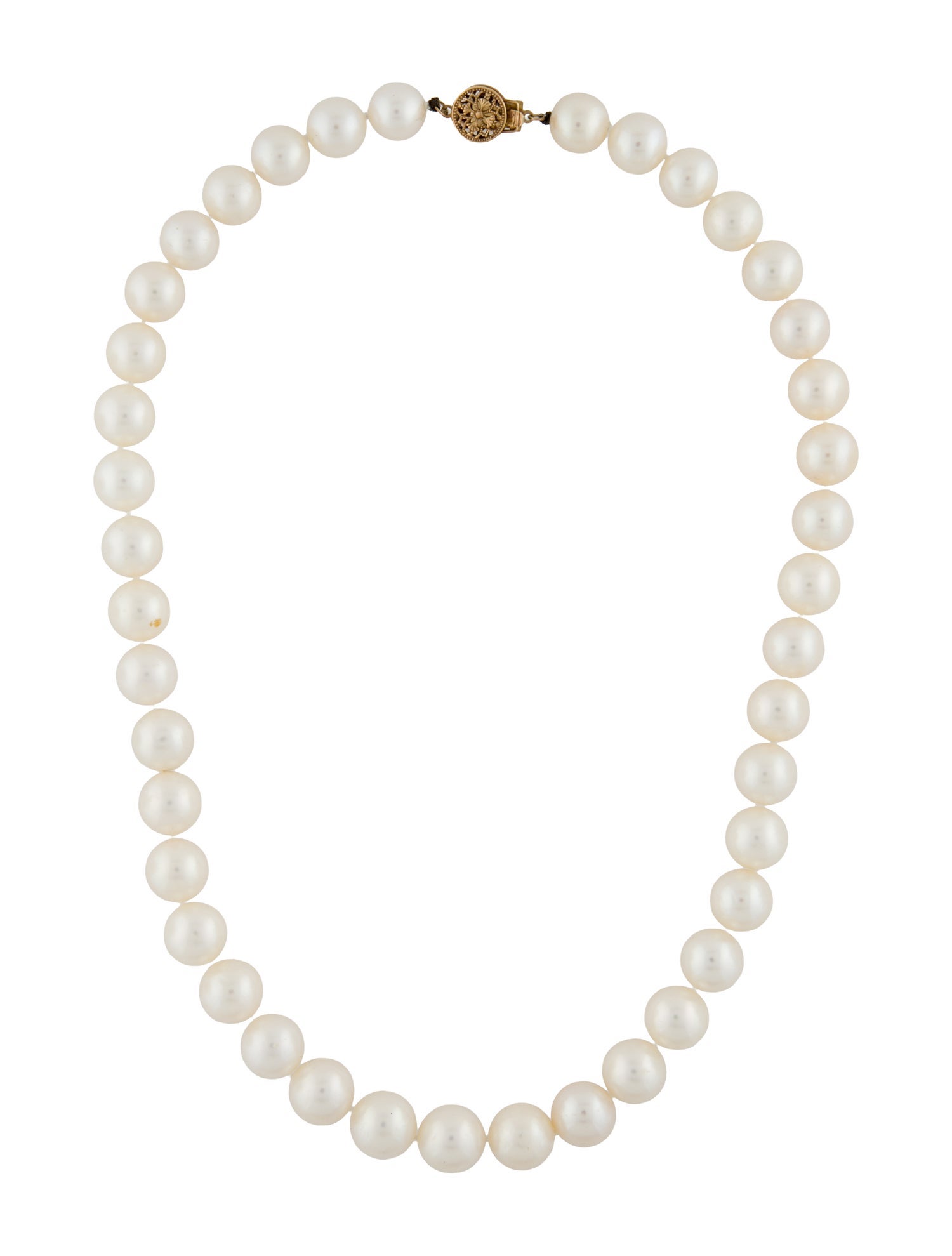 Necklace 14K Pearl Strand Necklace