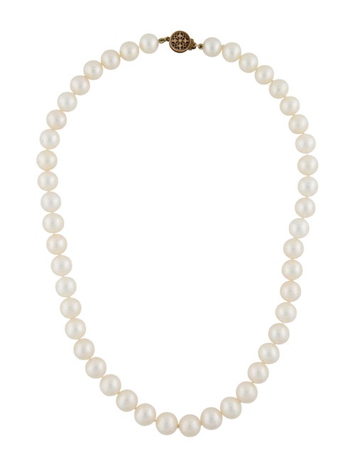 Necklace 10K Pearl Strand Necklace