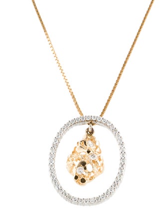 Necklace 14K 1.62ctw Diamond Pendant Necklace
