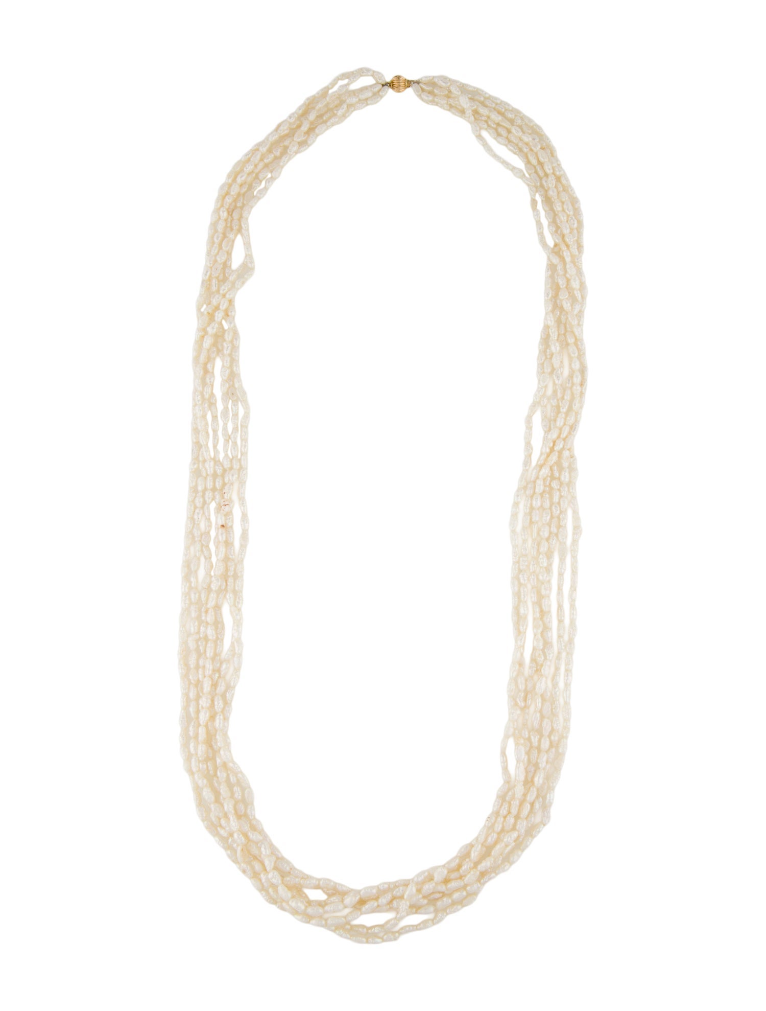 Necklace 14K Multi-Strand Bead Strand