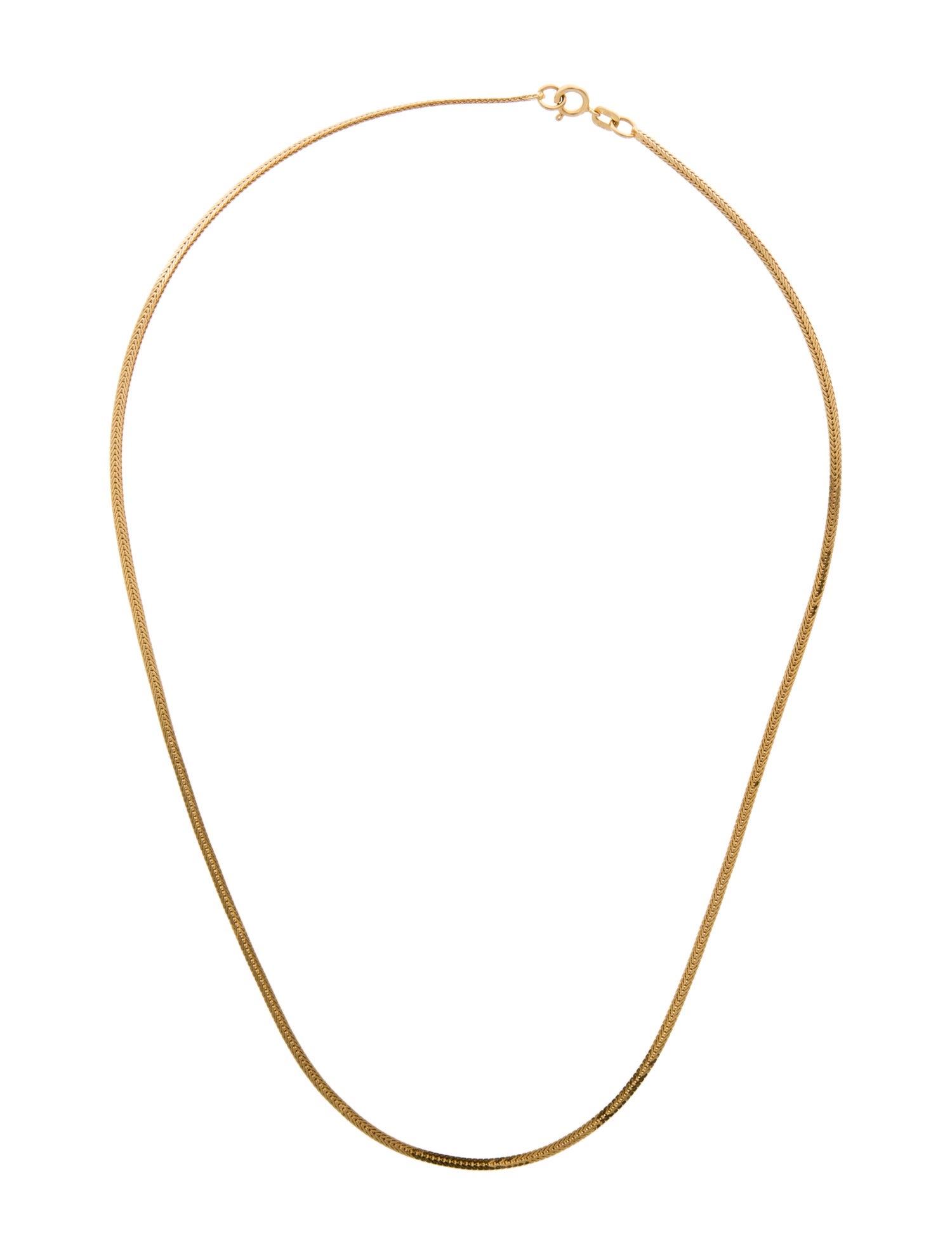 Necklace 14K Herringbone Chain