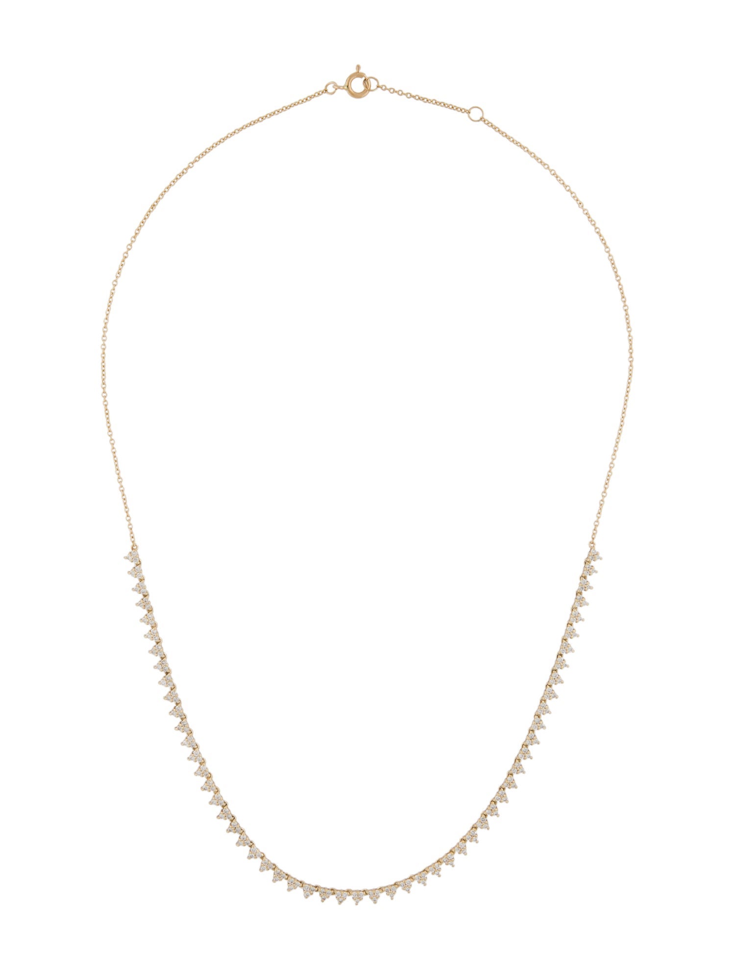 Necklace 14K 1.00ctw Lab-Grown Diamond Chain Necklace
