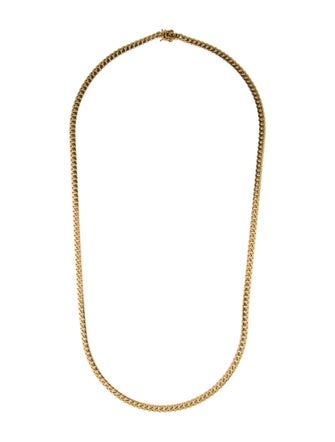 Necklace 14K Cuban Link Chain Necklace