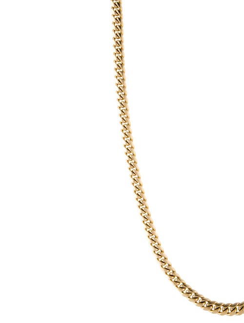 Necklace 14K Cuban Link Chain Necklace