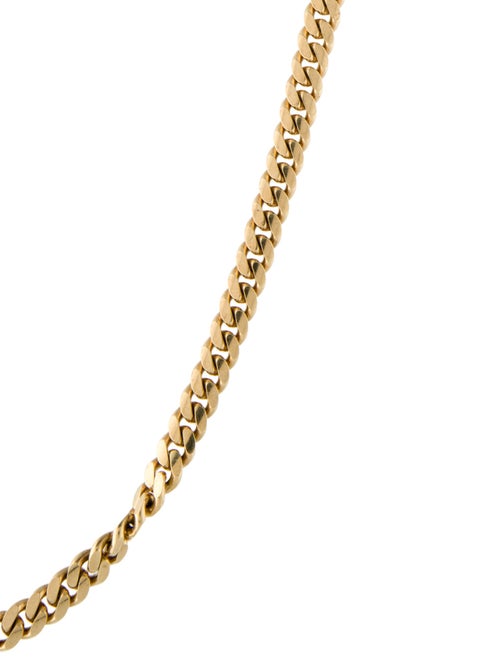 Necklace 14K Cuban Link Chain Necklace