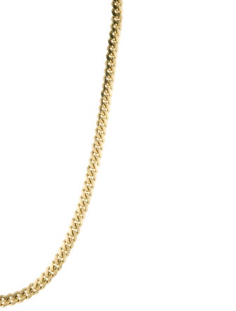 Necklace 14K Cuban Link Chain Necklace