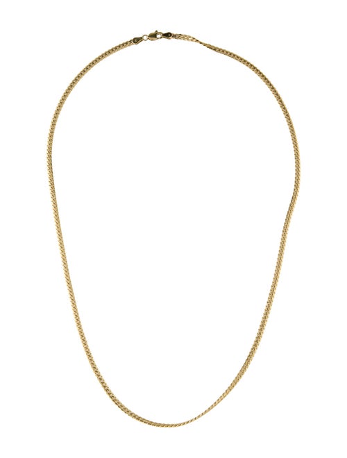 Necklace 14K Curb Link Chain Necklace