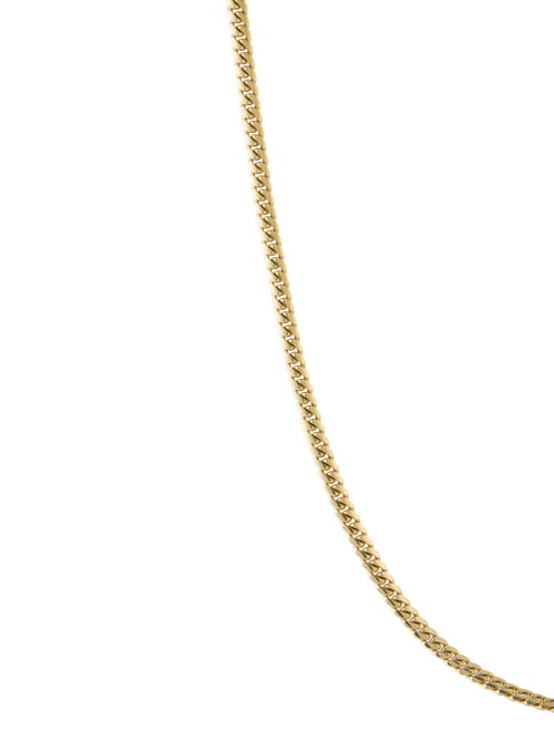 Necklace 14K Curb Link Chain Necklace