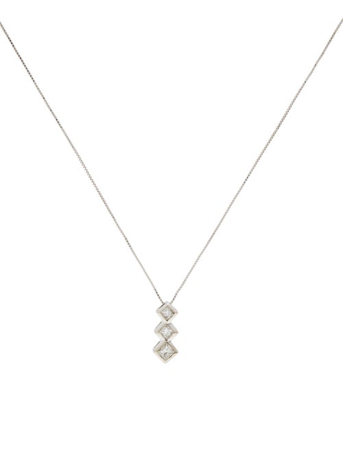 Necklace 14K Diamond Drop Pendant Necklace