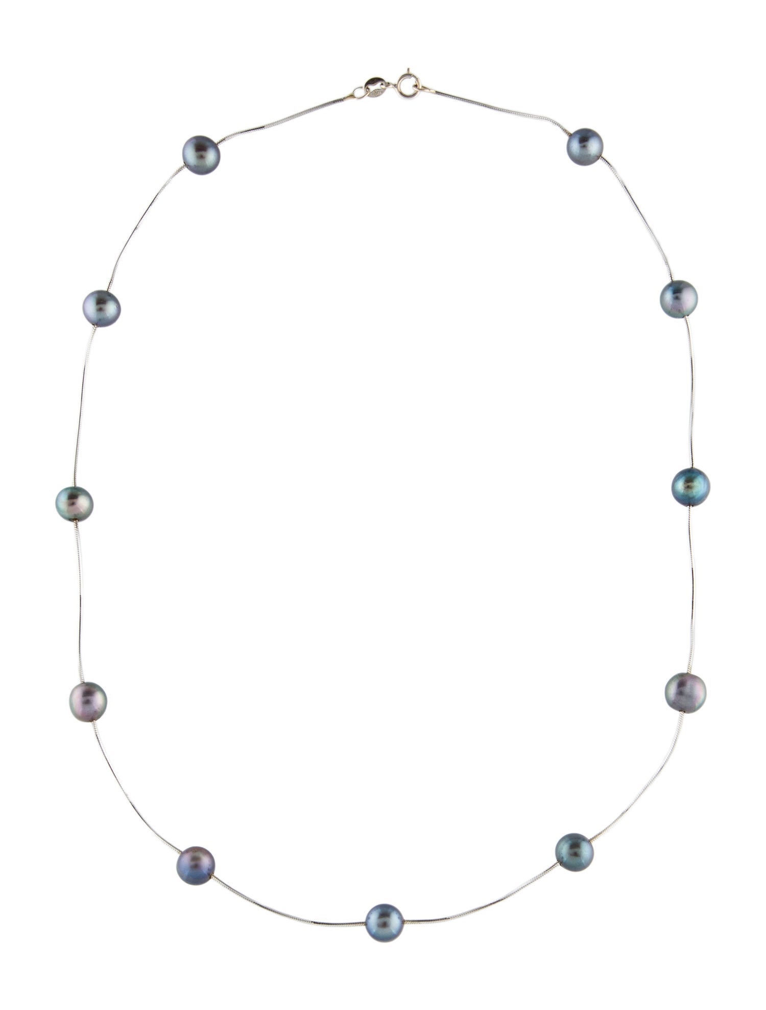 Necklace 14K Dyed Pearl Bead Strand