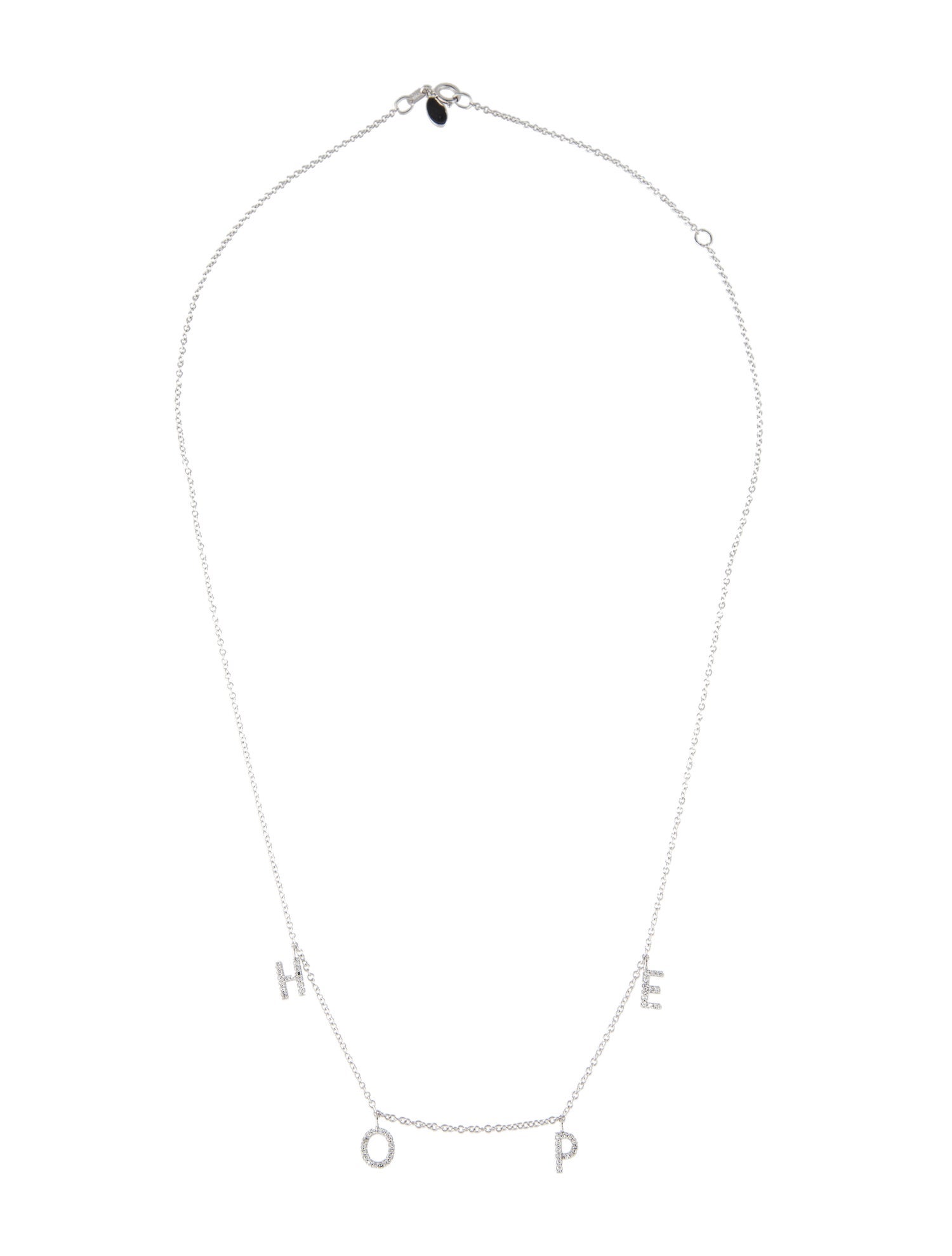 Necklace 14K Diamond 'Hope' Station Necklace