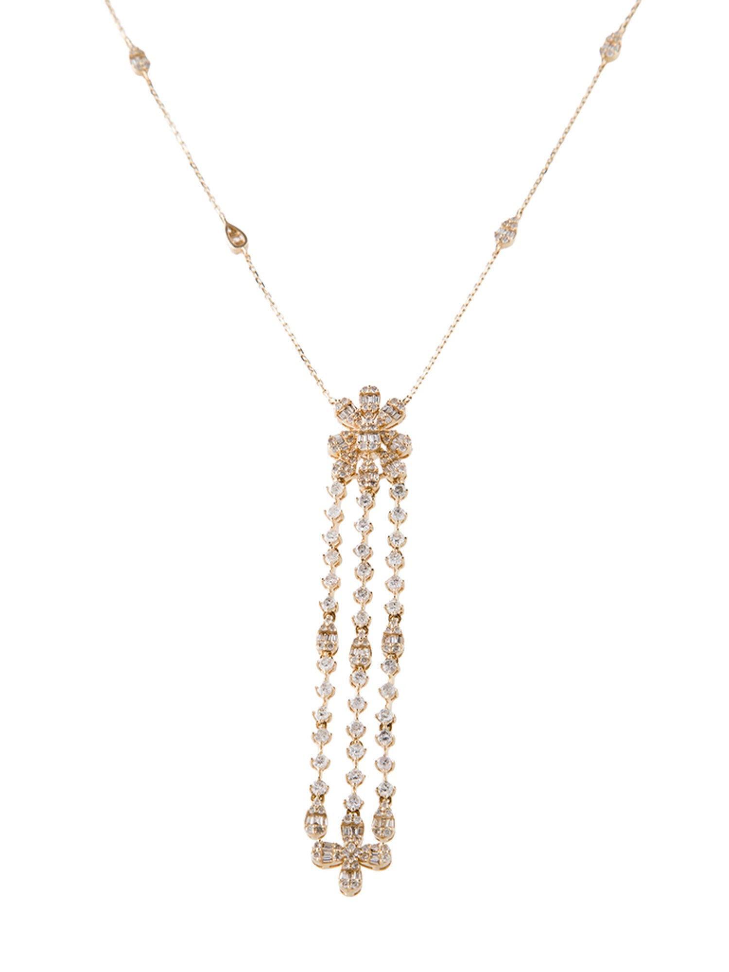 Necklace 14K 2.00ctw Diamond Lavalier
