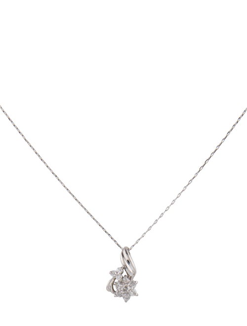 Necklace Platinum Diamond Pendant Necklace