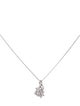 Necklace Platinum Diamond Pendant Necklace