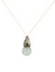 Necklace 14K Jadeite Pendant Necklace