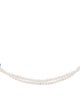 Necklace 14K Pearl & Turquoise Bead Station Necklace