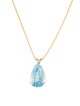 Necklace 14K 45.54ctw Topaz Adjustable Pendant Necklace