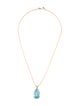Necklace 14K 45.54ctw Topaz Adjustable Pendant Necklace