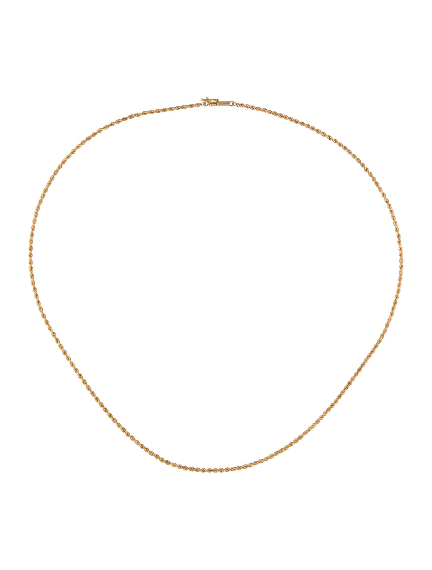 Necklace 14K Rope Chain Necklace