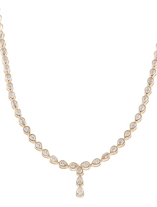 Necklace 14K 10.00ctw Lab-Grown Diamond Collar Necklace