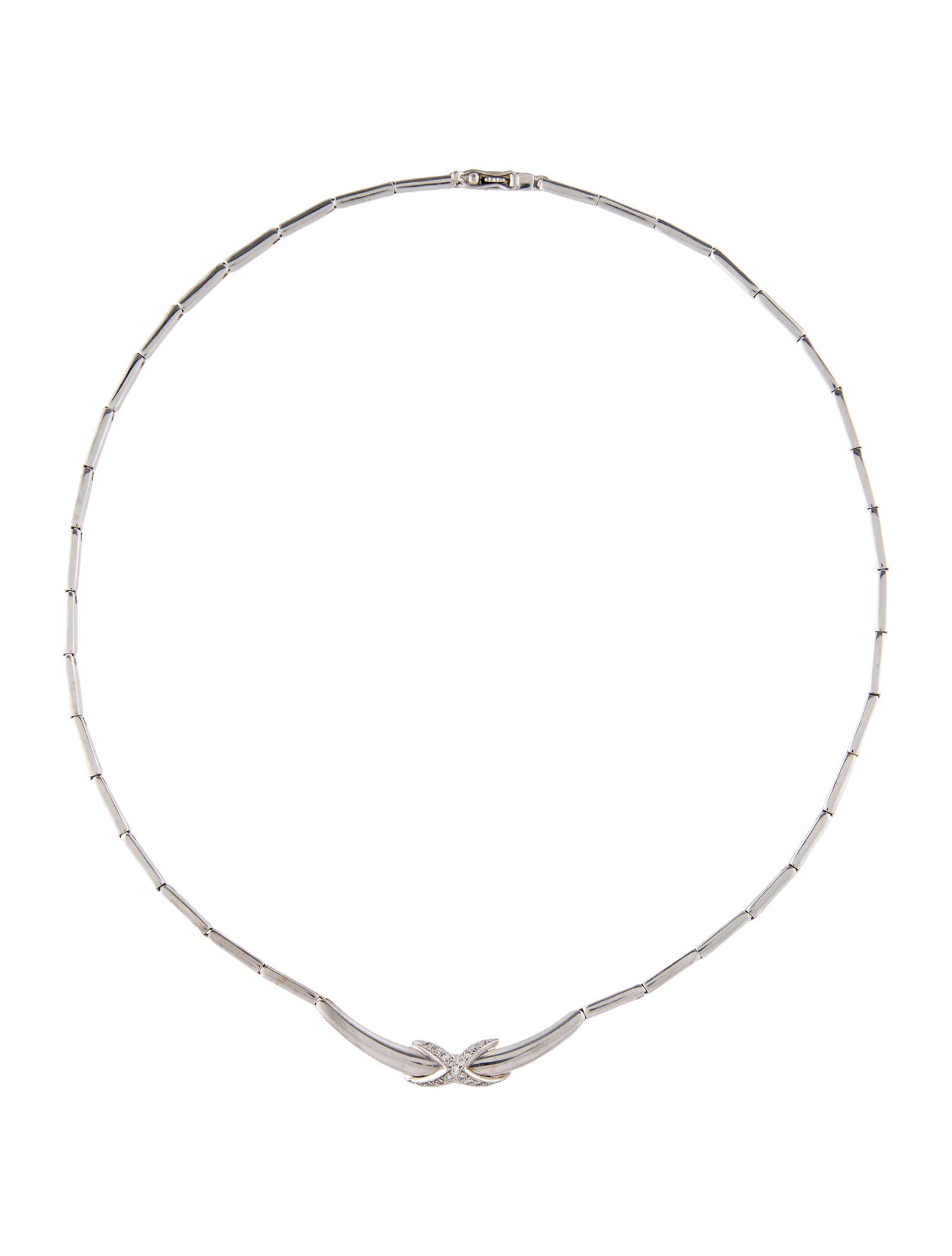 Necklace 18K Diamond X