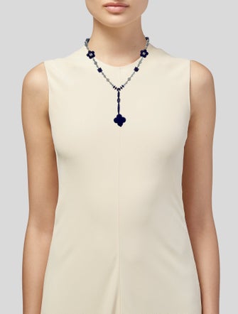 Necklace Lapis Lazuli & Moonstone Bead Necklace