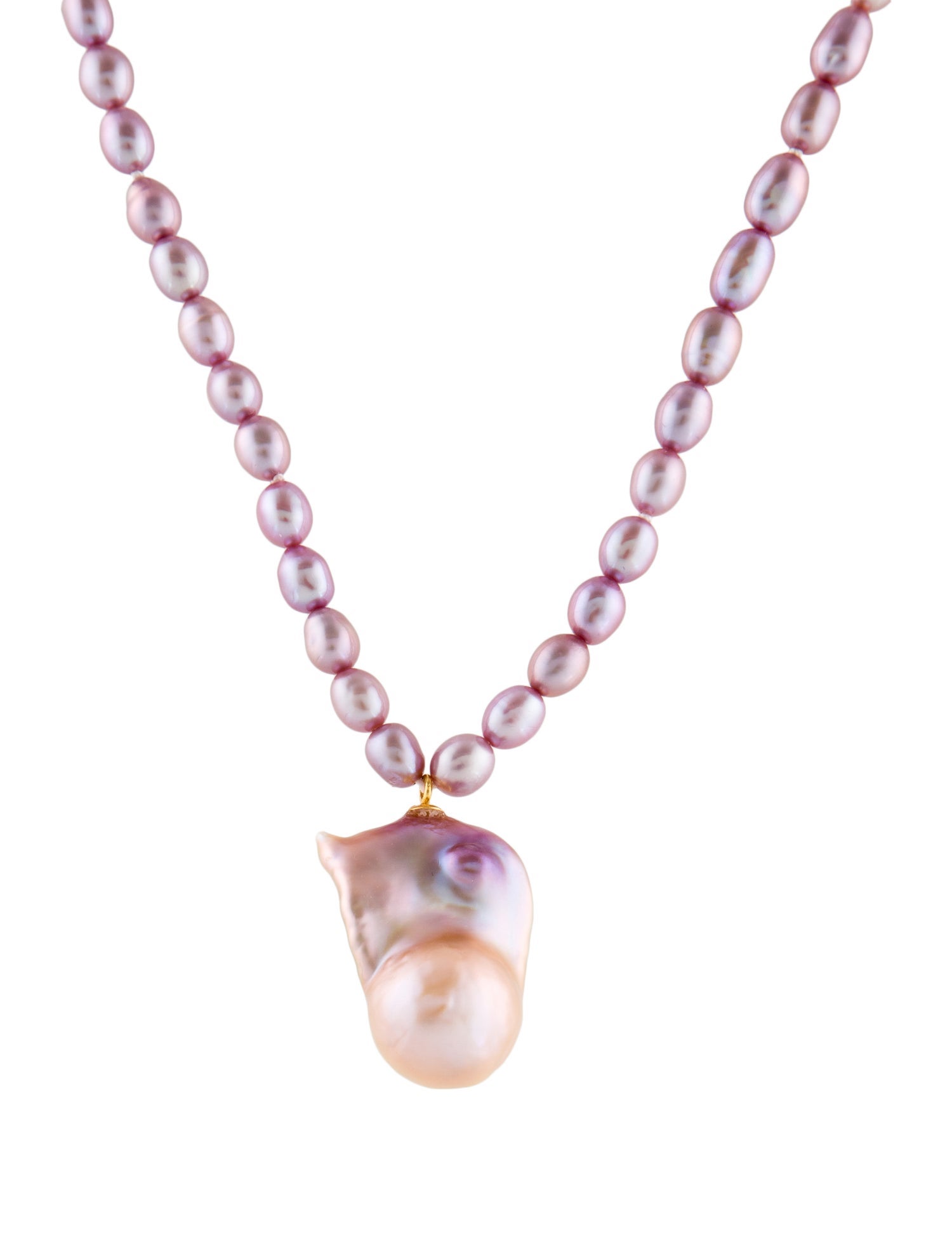 Necklace 18K Pearl Pendant