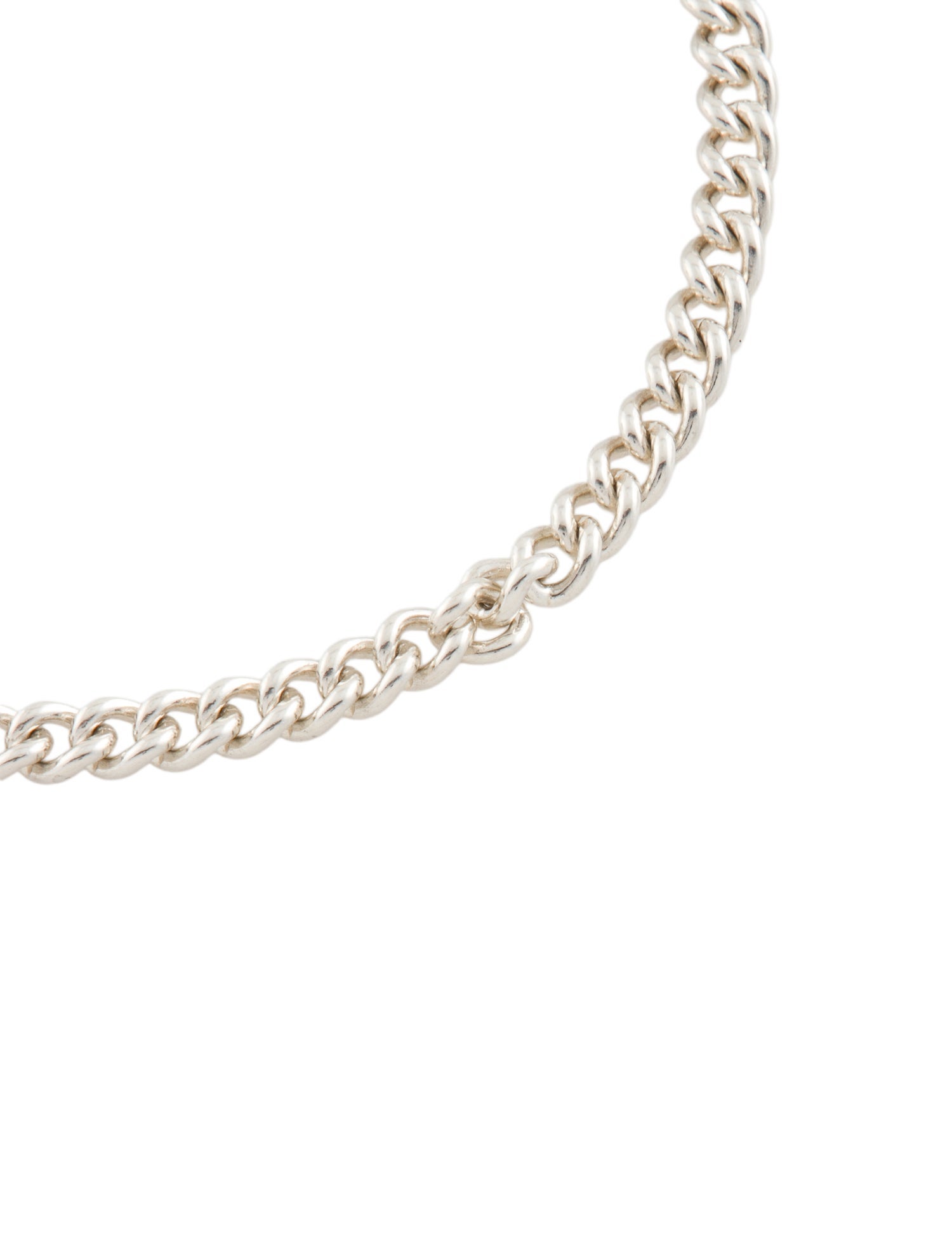 Golden Bear Flat Curb Chain Necklace
