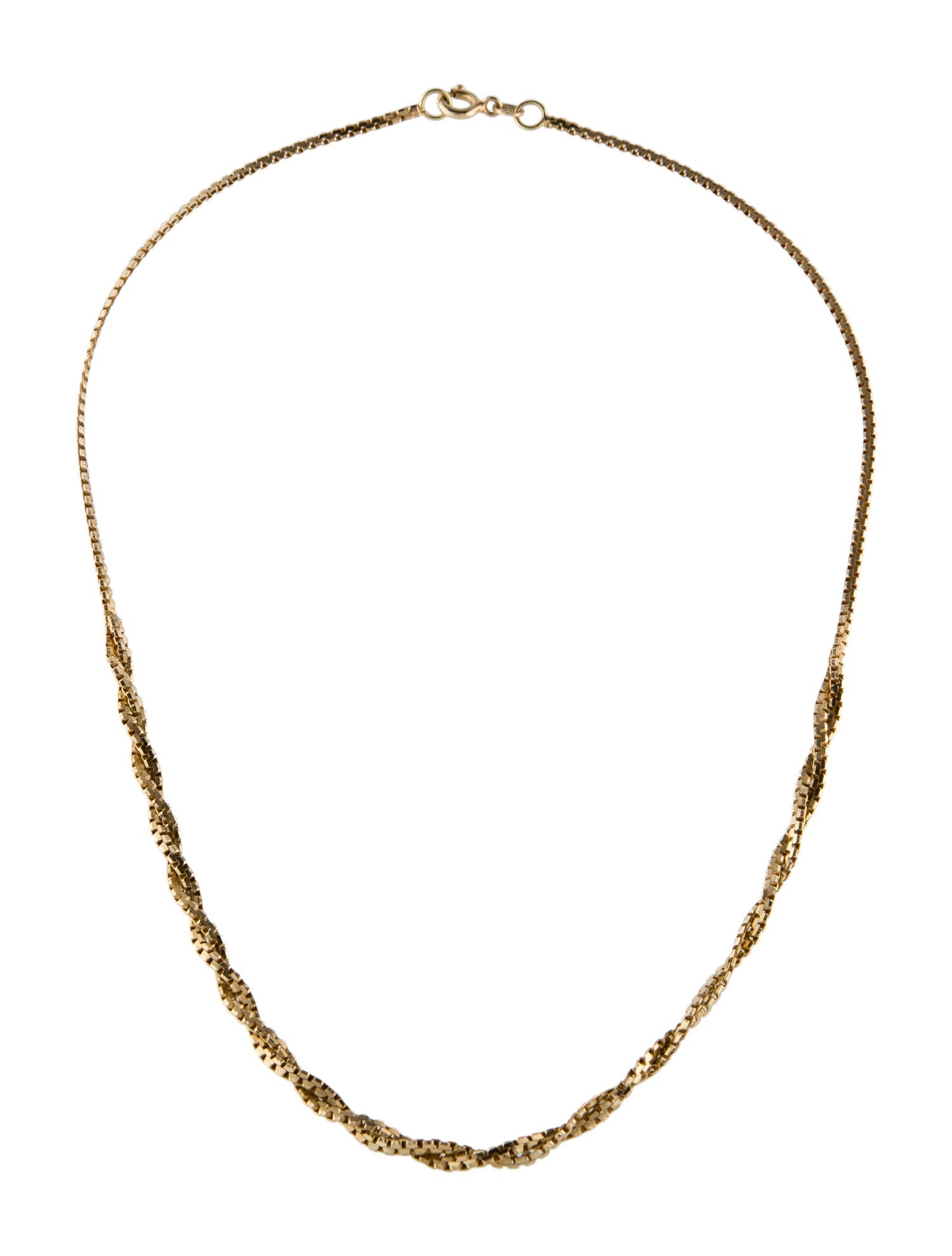 Necklace 14K Twisted Chain