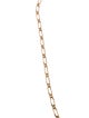 Necklace 18K Elongated Curb Link Chain Necklace