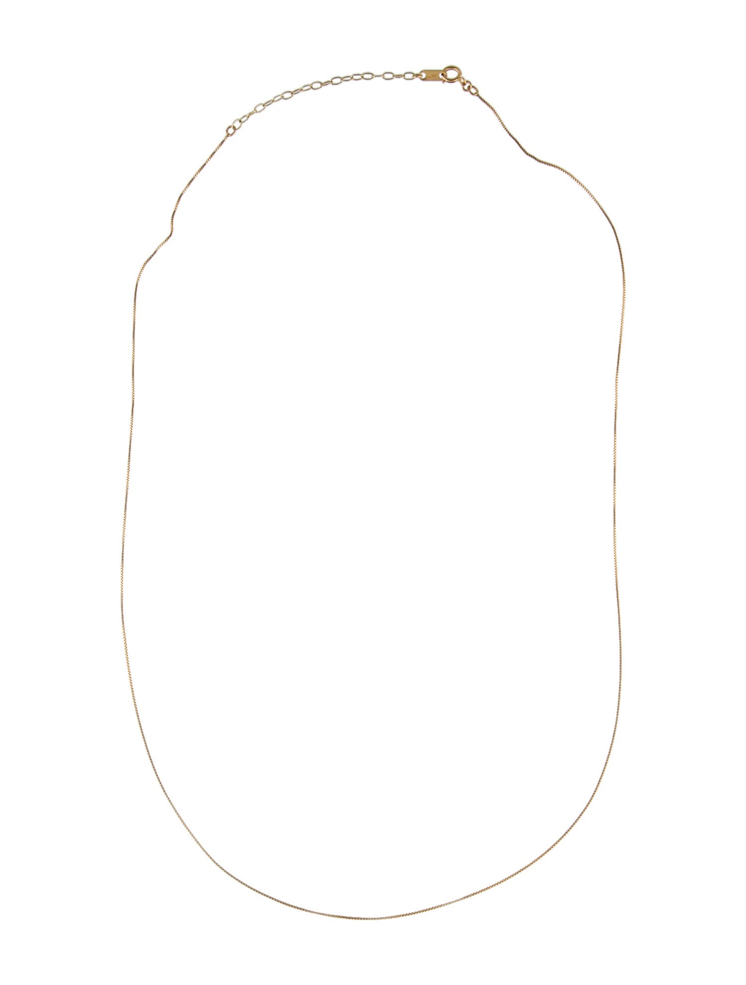 Necklace 10K Box Chain Necklace