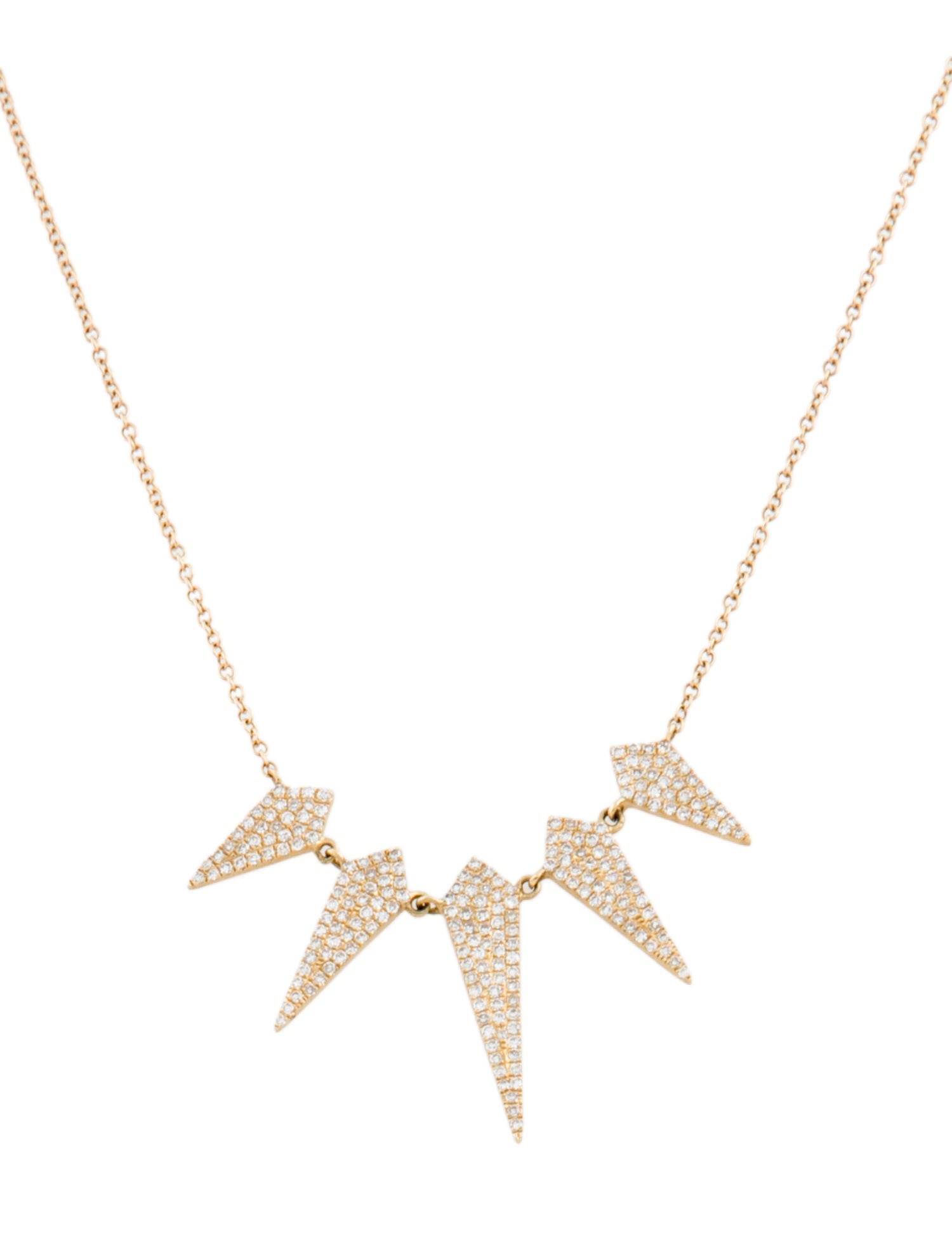 Necklace 14K Diamond Kite Pendant