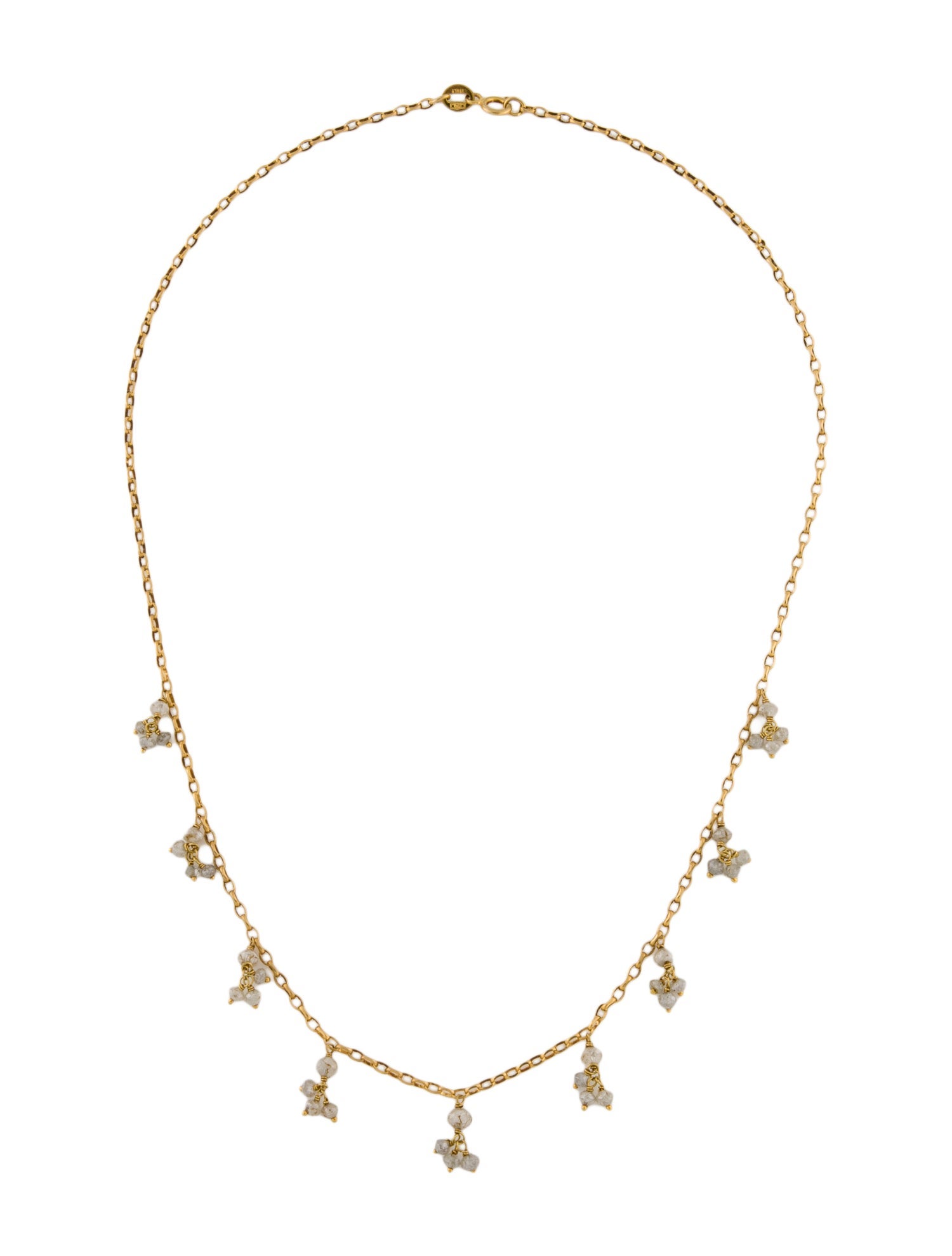 Necklace 18K Diamond Station