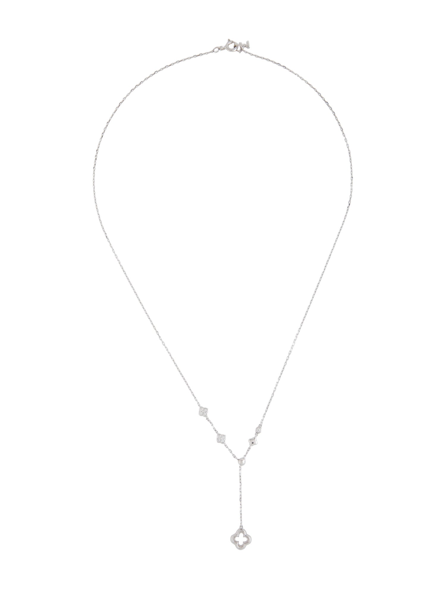 Necklace Mabelle 18K Diamond Sliding Pendant Necklace