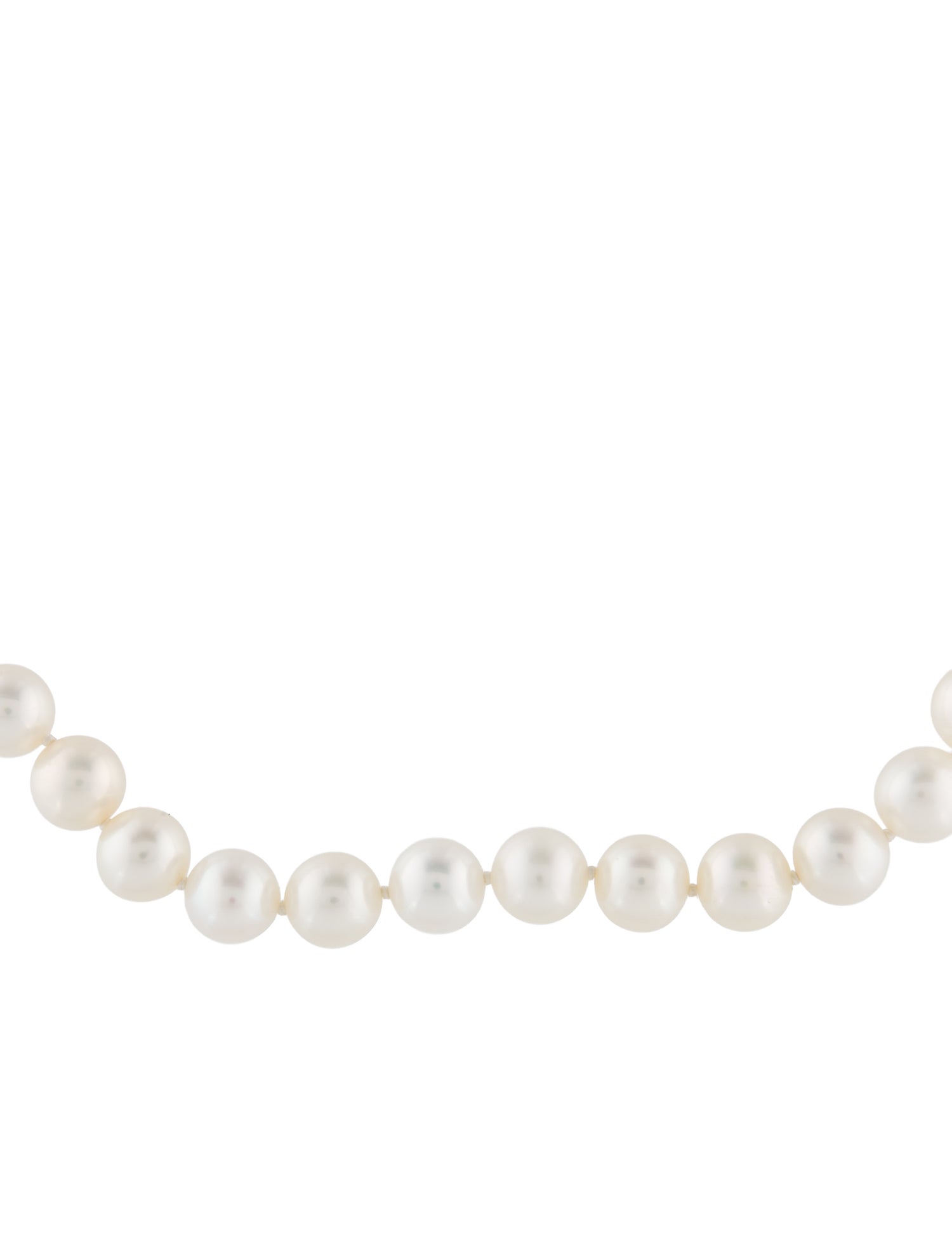 Necklace 14K Pearl Bead Strand Necklace