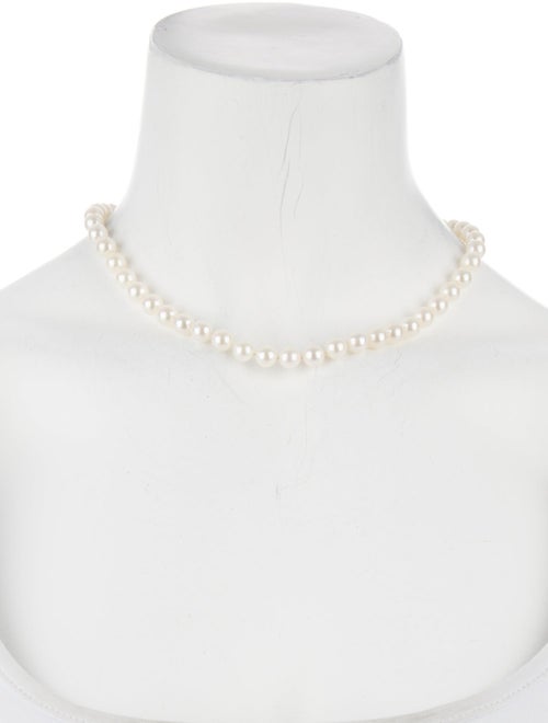 Necklace 14K Pearl Bead Strand Necklace