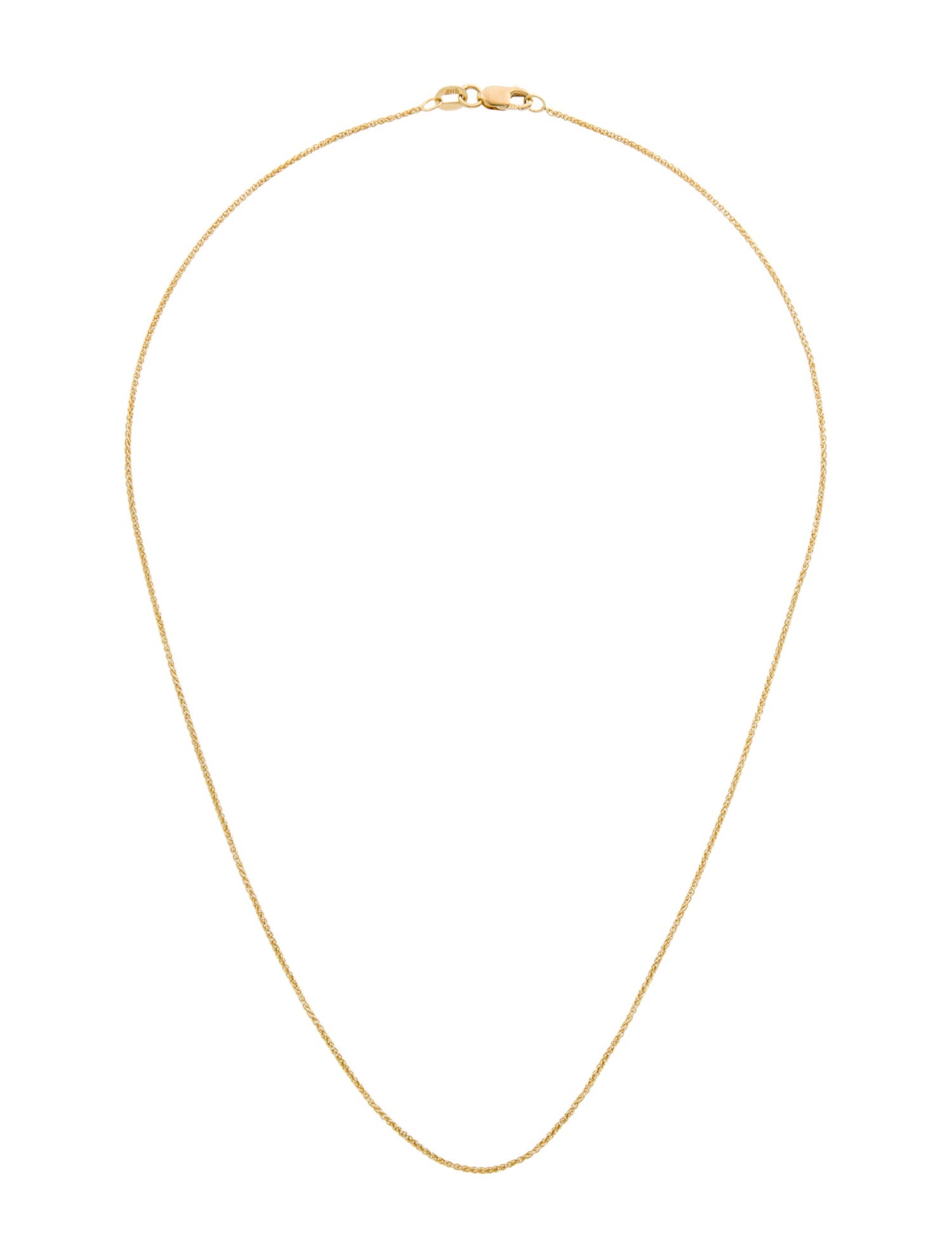 Necklace 18K Wheat Chain
