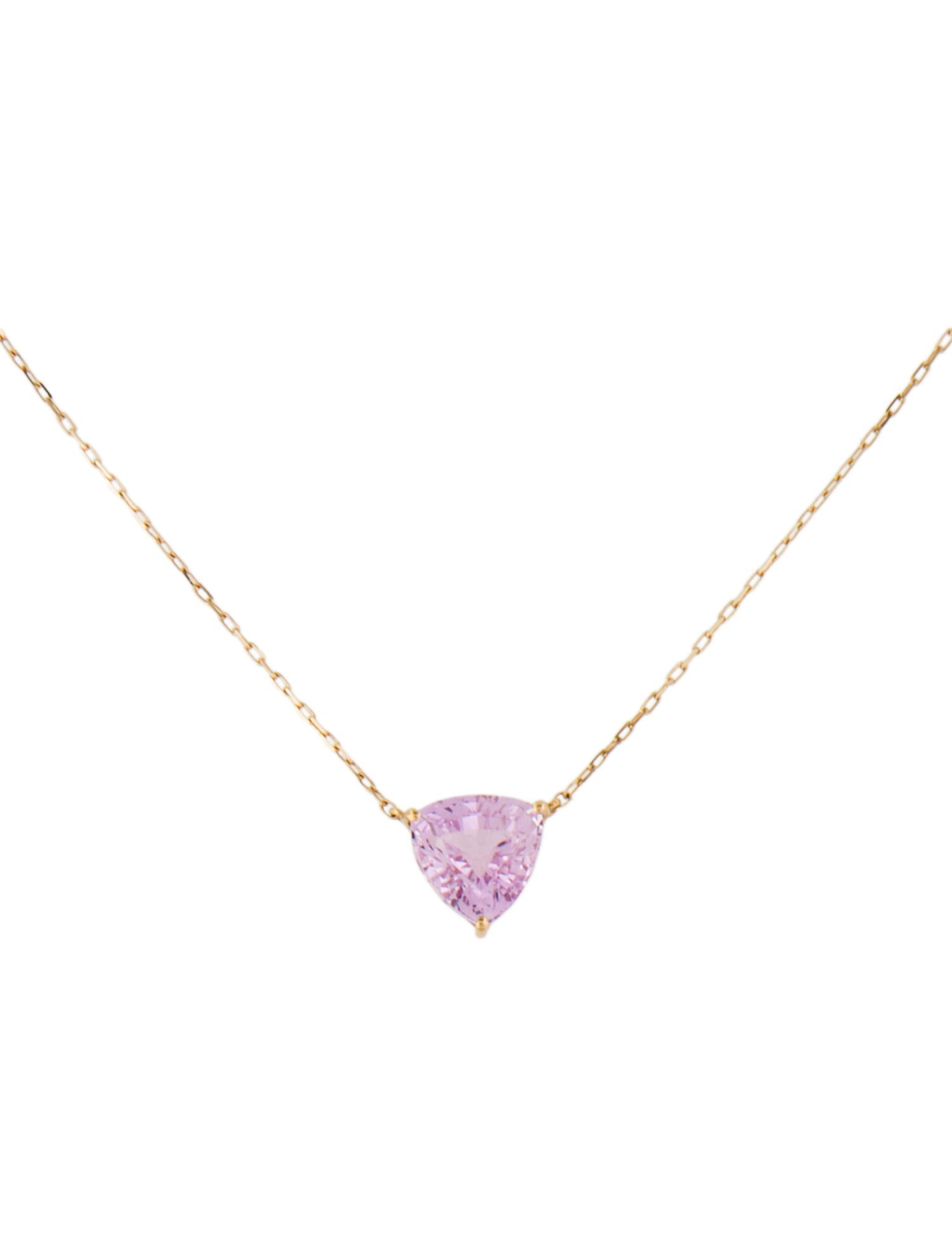 Necklace 18K Kunzite