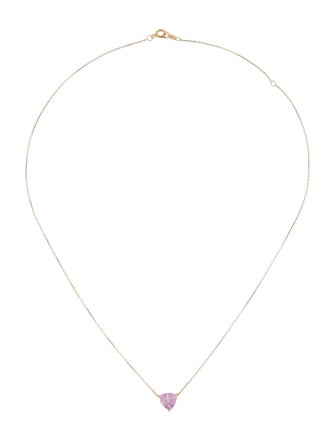 Necklace 18K Kunzite Necklace