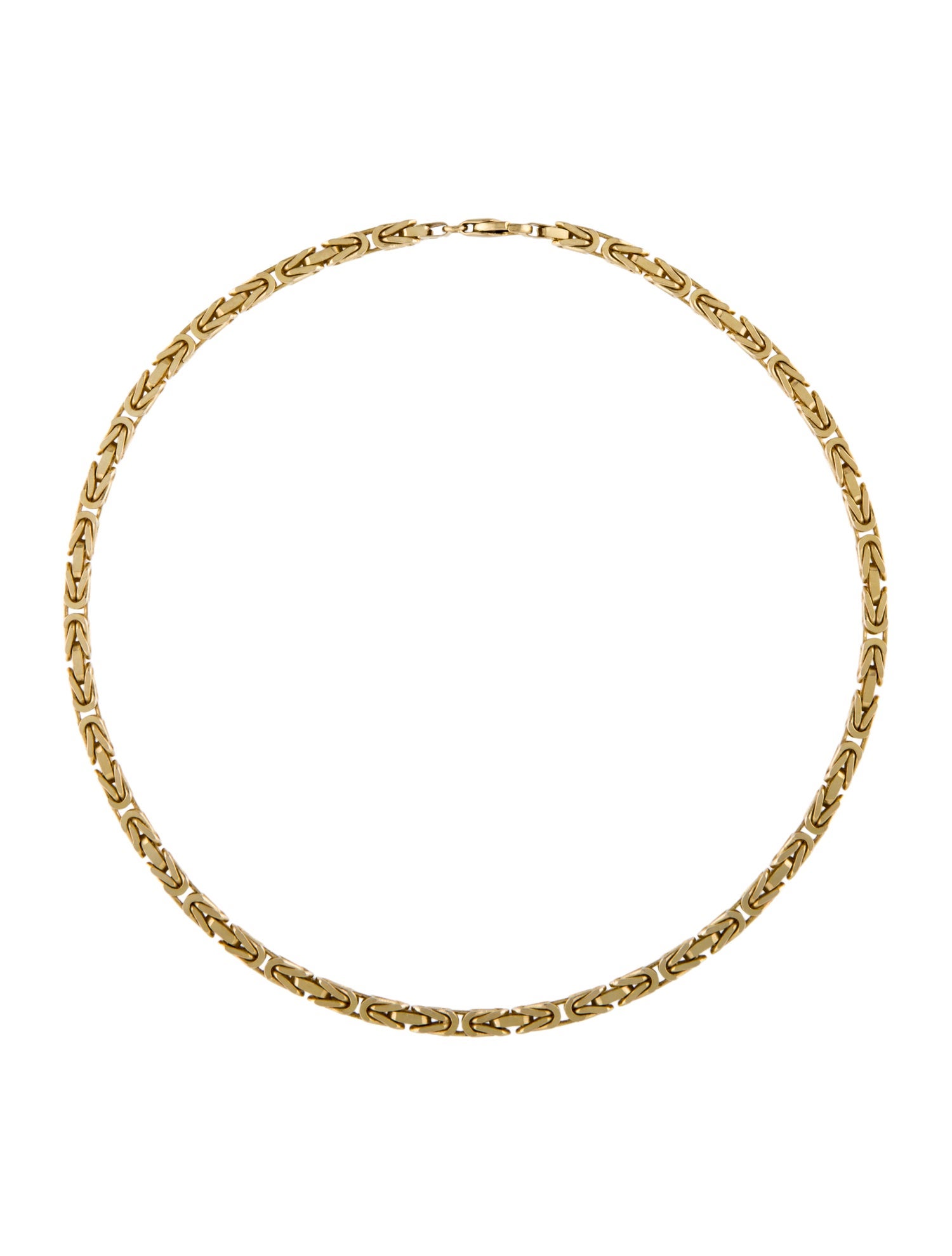 Necklace 14K Byzantine Chain Necklace